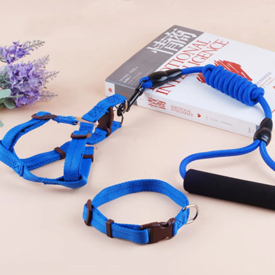 Поводок для собак домашних животных поводок нейлоновый нагрудный ремень собачий