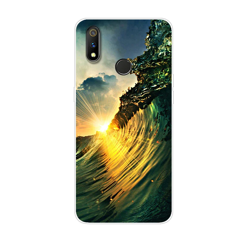 2 Для OPPO Realme 3 Pro Чехол модный Мягкий ТПУ силиконовый чехол для задней панели для OPPO Realme3 3Pro Realme3Pro чехол для телефона s бампер - Цвет: 2