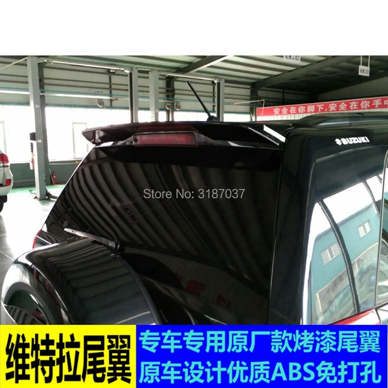 For Suzuki Grand Vitara Spoiler 2009-2013 ABS Plastic Unpainted Color Rear Roof Wing Trunk Lip Boot Cover Car Styling | Автомобили и