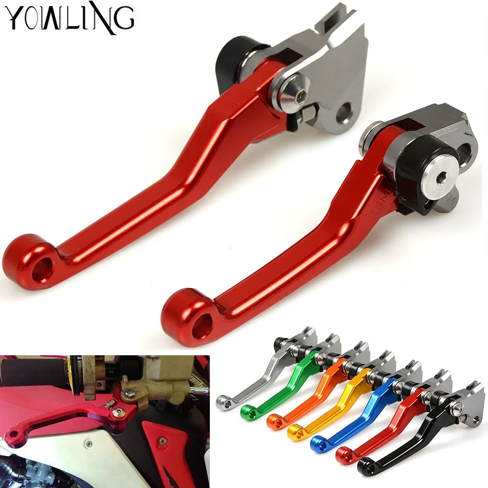 

Red CNC Pivot Brake Clutch Levers for Honda CR 80R 85R CR80R CR85R 1998 1999 2000 2001 2002 2003 2004 2005 2006 2007