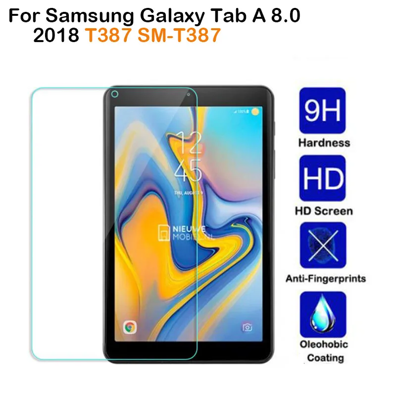 Бесплатный подарок + Чехол сумка для Samsung Galaxy Tab A 8 0 2018 T387 защитная пленка экрана