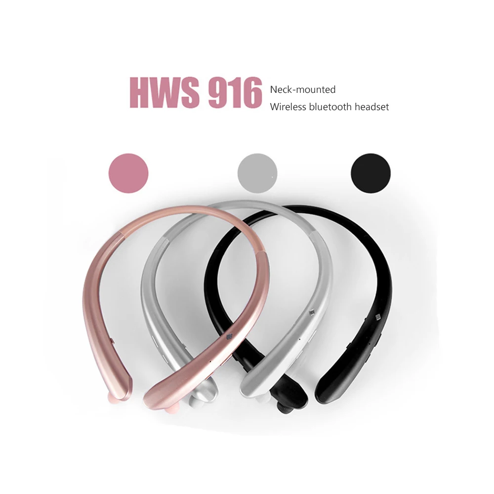 Беспроводные Bluetooth-наушники VITOG HWS916 с шейным ободом Hi-Fi басовые спортивные