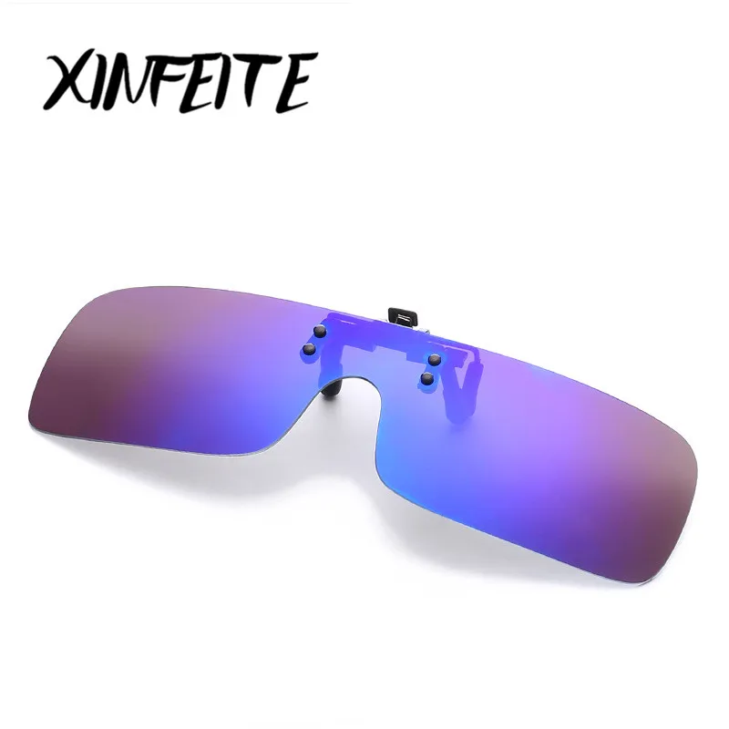 Xinfeite 2018 мода поляризованный клип на оправы Солнцезащитные очки для женщин Óculos