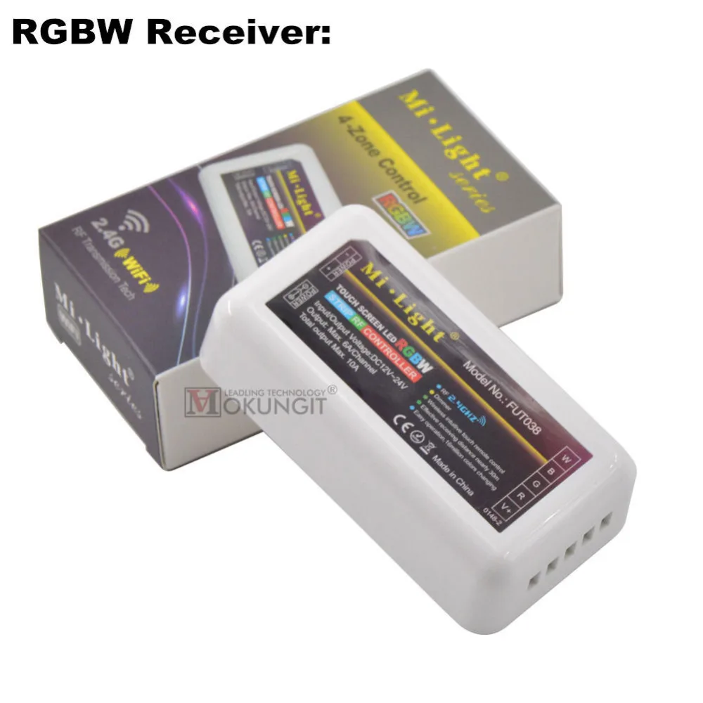 MiLight 2,4G 4 Zone wifi светодиодный контроллер iBox+ RF сенсорный пульт+ RGB RGBW контроллер для RGB RGBW светодиодные полосы света DC12V-24V