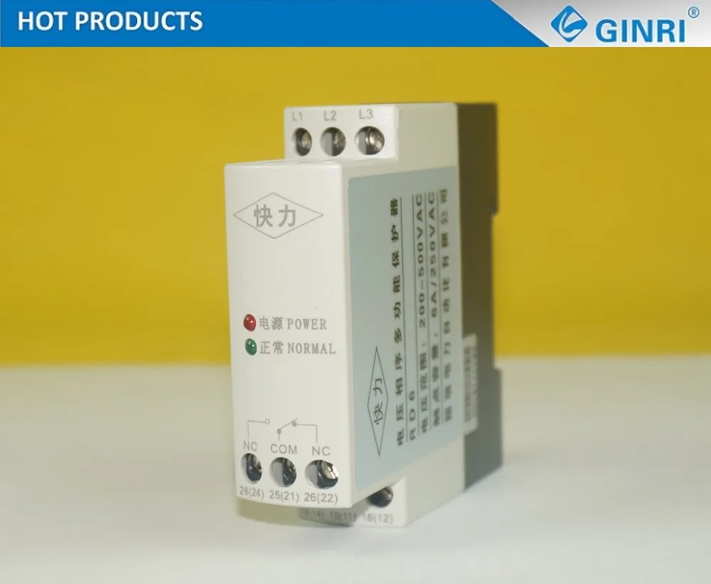 Ginri RD6 генератор защиты от перегрузки реле напряжения|undervoltage relay|overload relayprotection relay |