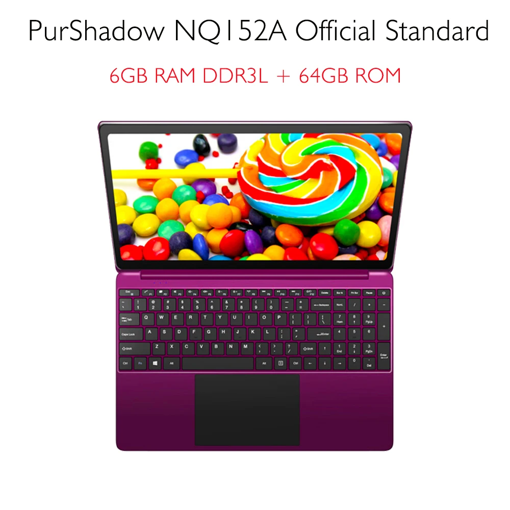 NQ152A Standard Ноутбук 15,6 дюймов с ОС Windows 10 Intel APollo-Lake N3450, четырехъядерный процессор, аккумулятор 9000 мАч, ОЗУ 6 Гб ПЗУ, 64 ГБ SSD, двойной WiFi, ультра - Цвет: NQ152A Standard