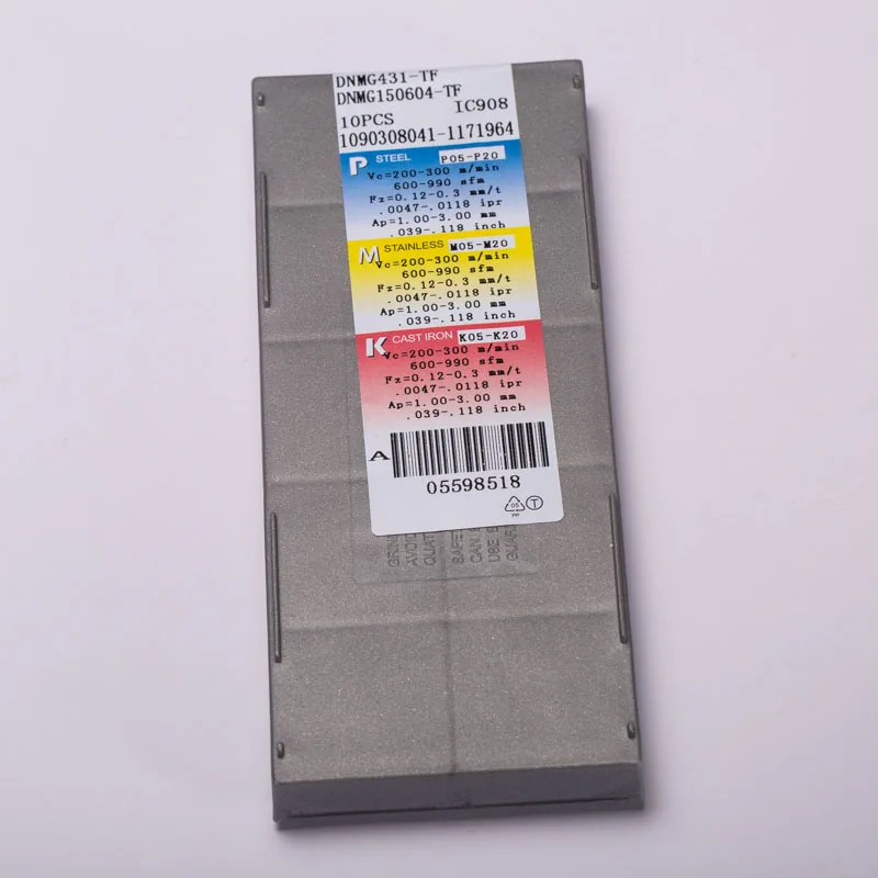 SWIS DNMG150604 TF IC908 DNMG431 50 шт./компл. SCLCR HSS фрезерные Вставки алюминий рабочая КАРБИДА