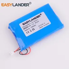 106090  7.4V 3600mAh Li-Polymer Li-ion Battery For Star finder DVD POWER BANK  LED lamp Wearable Devices 956090 105889
