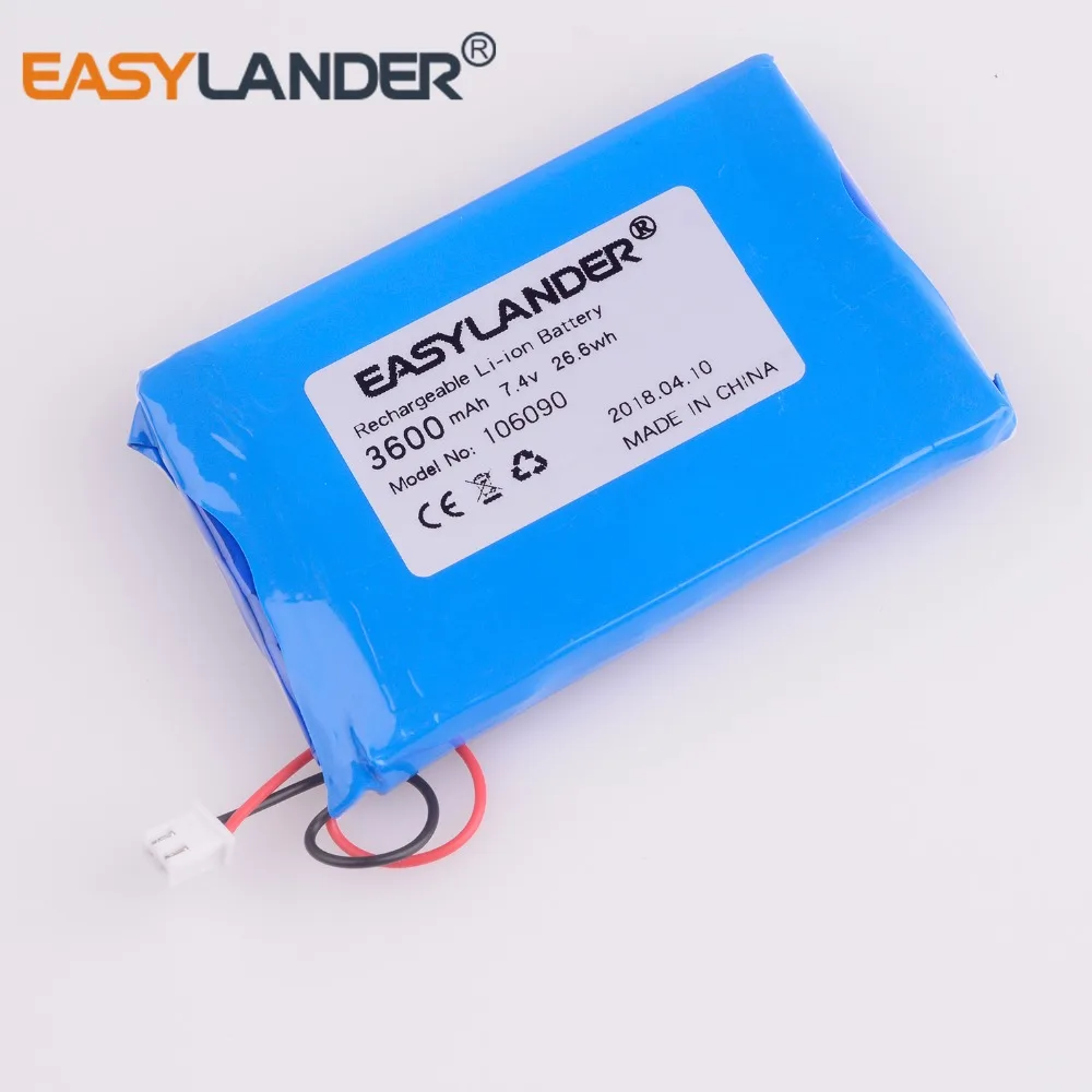 106090 7 4 V 3600mAh литий полимерный ионный аккумулятор для Star finder DVD POWER BANK светодиодный