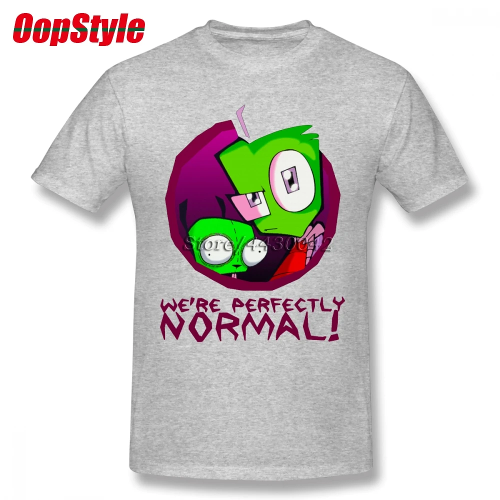 Мужская футболка с коротким рукавом Invader Zim Gir Alien летняя хлопковая размер плюс 4XL