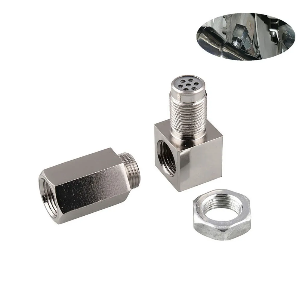 90 градусов O2 кислородный датчик распорный двигатель светильник CEL Check Bung мини