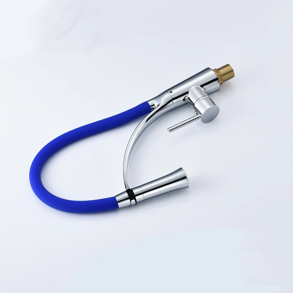 Новый разнообразный цветной кухонный кран 360 Вращающийся хромированный