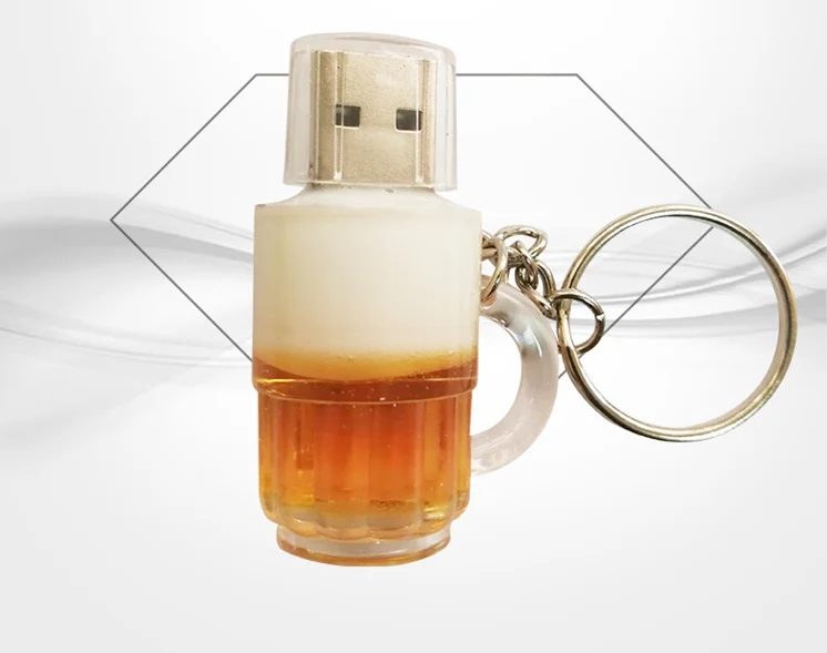 Usb флеш-накопитель 64 Гб мини-Пивная кружка модель ручка-накопитель брелок флэш-карта памяти U диск 4 ГБ 8 ГБ 16 ГБ 32 ГБ Флешка 128 г