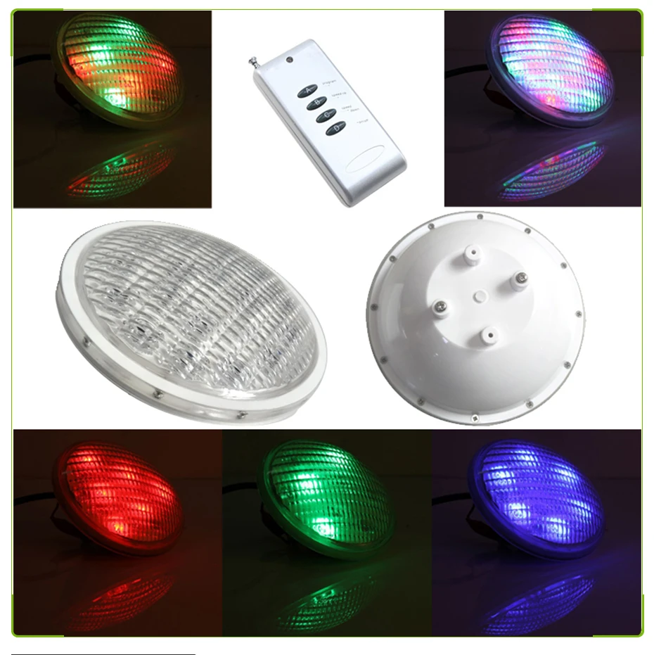 Par 56 IP68 RGB бассейн светодиодная лампа подводный фонарь подсветка воды Освещение бассейна rgb светильник фонтан для пруда подводные фонари для бассейнов