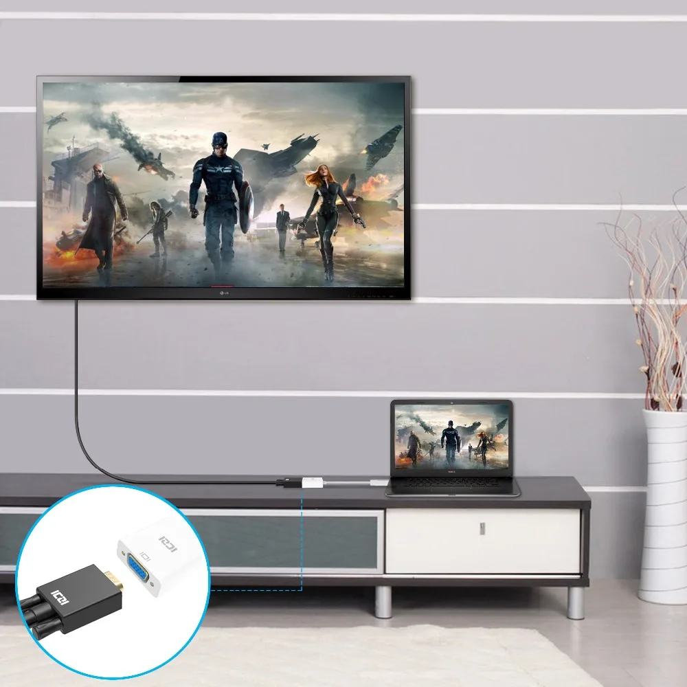 ICZI usb type C VGA конвертер адаптер 3 1 c USB кабель для Apple Dell Yoga Lumia|to vga|vga cablevga converter |