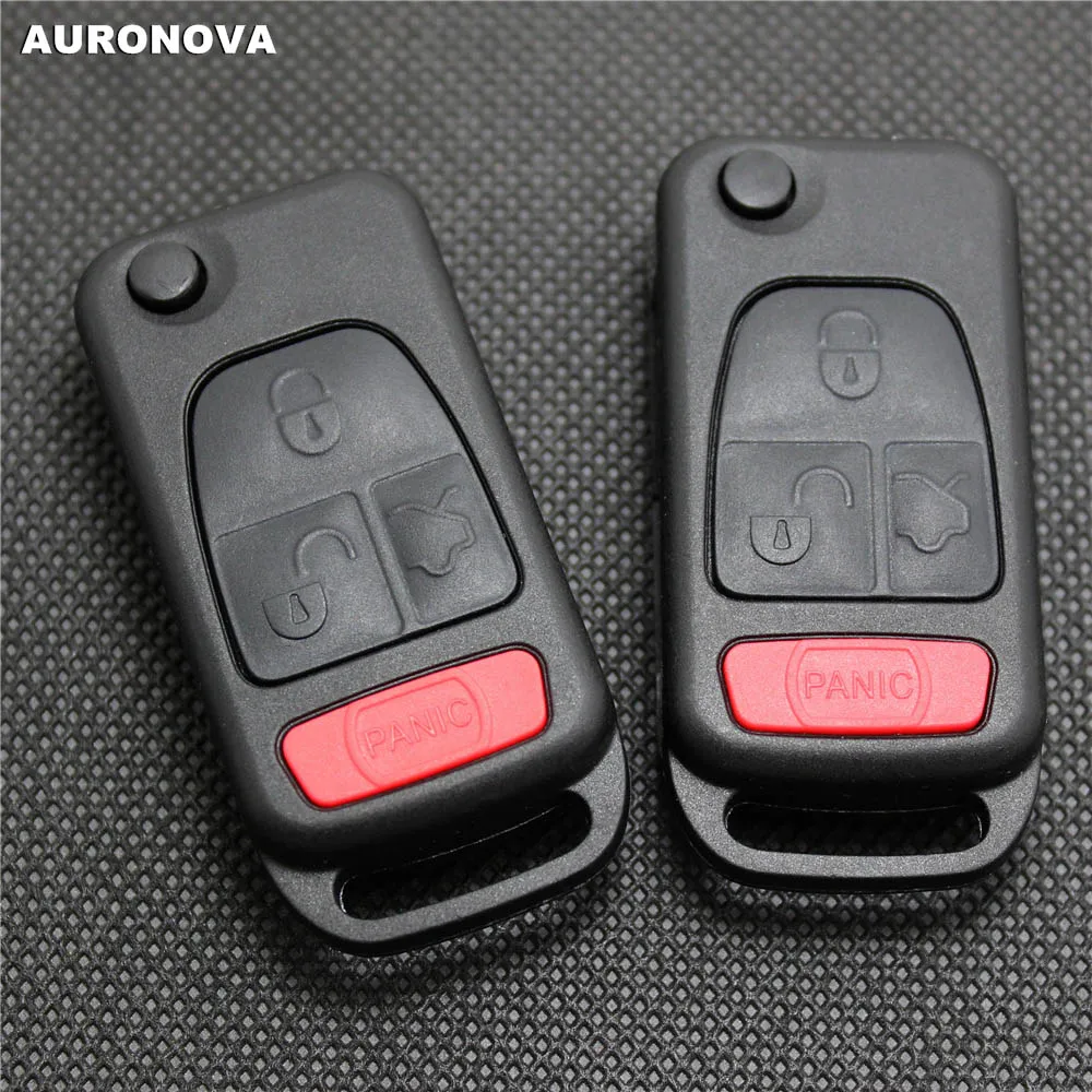 AURONOVA Новый Сменный Складной Корпус ключа для MERCEDES BENZ C E S ML W140 3 + 1 кнопки маленькая
