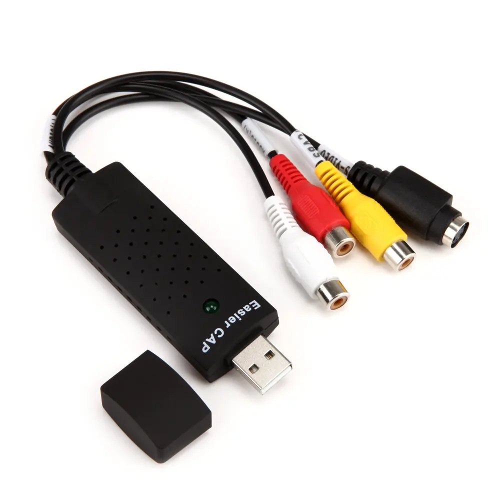 USB1.1/2.0 Карта видеозахвата ТВ тюнер VCR DVD аудио адаптер конвертер Разъем для Win 10 NTSC U