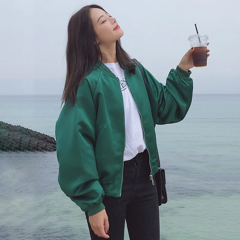 TWOTWINSTYLE куртка с вышивкой женский фонарь рукав зеленая молния одежда большого