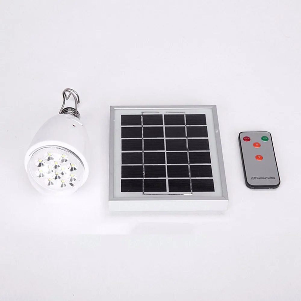 Home Portable 4 in 1 Recahegable Solar Powered 12LED Aluminum Alloy Panel Emergency Lamp Waterproof 40LM | Лампы и освещение
