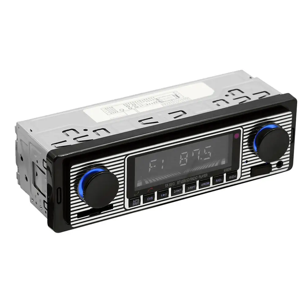 Bluetooth винтажное автомобильное радио MP3 плеер стерео USB AUX классический