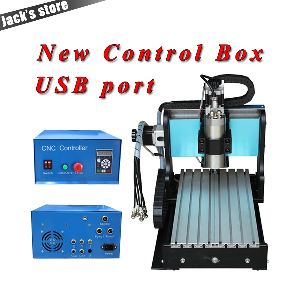 USB порт! 3020Z S + 3020 800 Вт шпиндель 1.5кВт VFD маршрутизатор водяного охлаждения металла