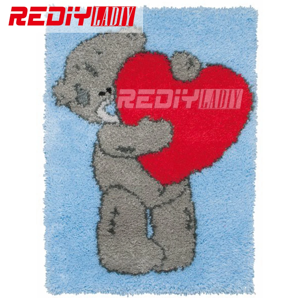 Набор крючков с защелкой акриловая пряжа Подушка DIY ковер медведь любовью