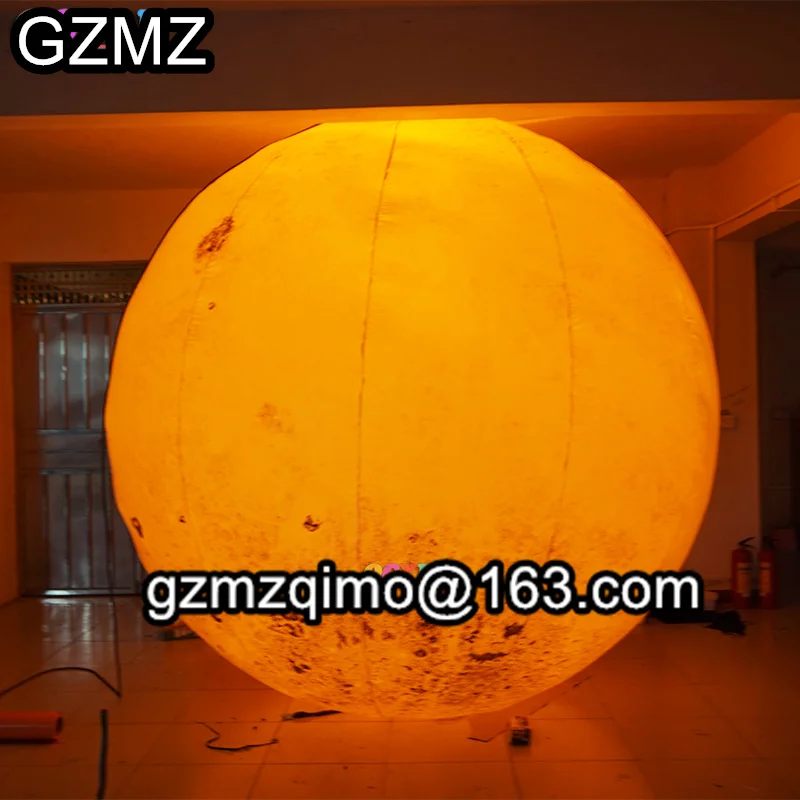 giant helium Inflatable Moon Ball for Mall hanging inflatable planet balloon party decoration/exhibition/events |