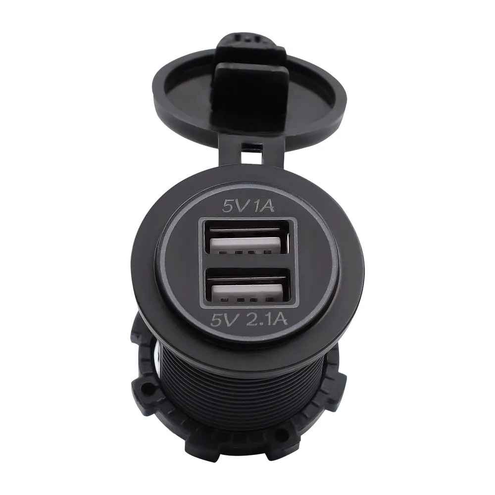3.1A автомобильное зарядное устройство с двойной апертурой USB Qc 3 0 быстрая зарядка
