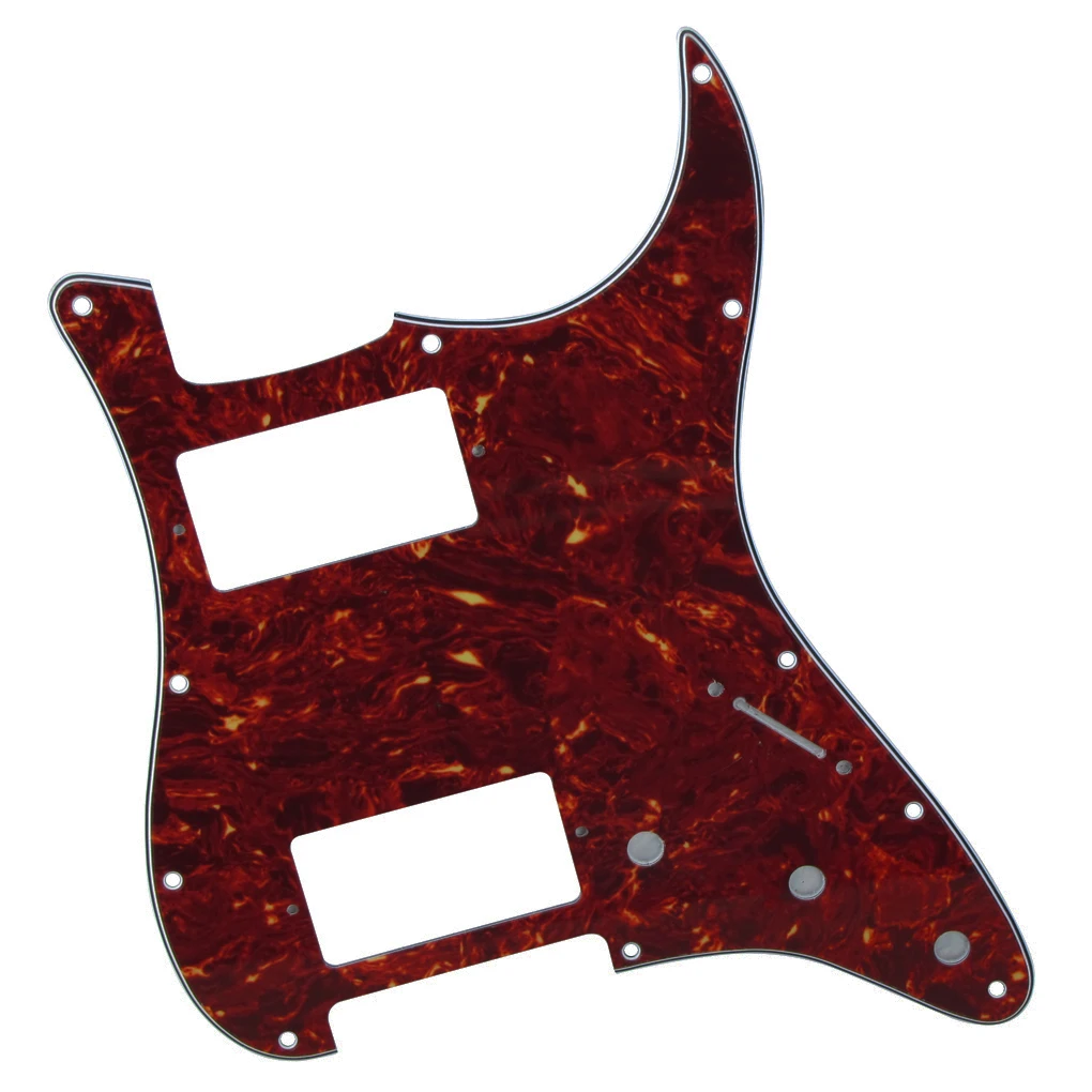 Хамбакер хамбакер для гитары Накладка защиты от царапин HH красная черепаха 4 слоя