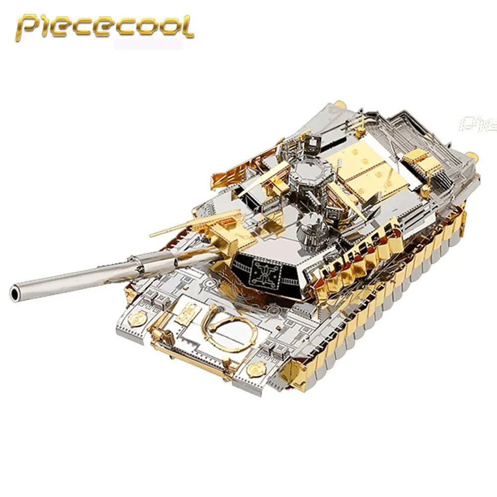 

Piececool M1A2 SEP Tank 3D Laser Cut Metal Puzzle DIY 3D Assembly Jigsaws Model Military 3D Nano Puzzle Toys for Children Gifts