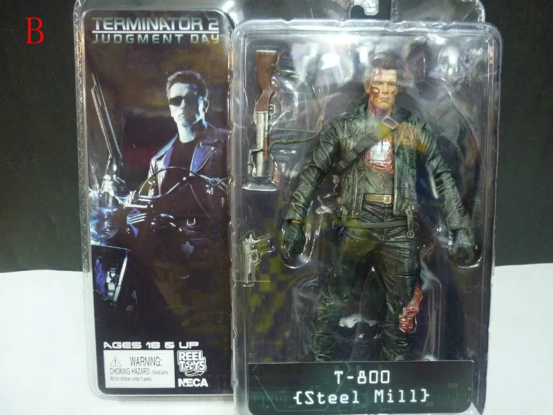 Экшн фигурка эндоскелета NECA The Terminator 2 4 шт. 7 дюймов/18 см вида игрушка бесплатная