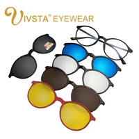 ivsta 5 in 1 bag clip on sunglasses women frames men glasses clips magnetic sunglasses with magnet sunglasses optical myopia