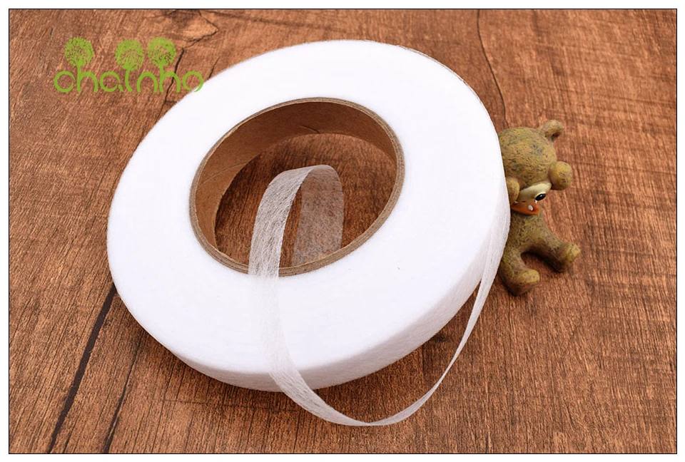 Chainho, двусторонняя клейкая ткань для аксессуаров DIY, ткань для подкладки, от 1 см до 3 см, черный и белый, 70 ярдов
