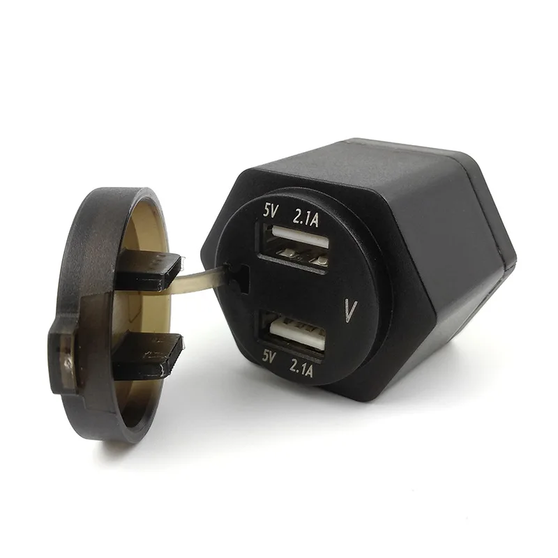 Двойной usb порт для зарядки мотоцикла 4.2A вольтметр напряжение BMW F800GS F650GS F700GS R1200GS