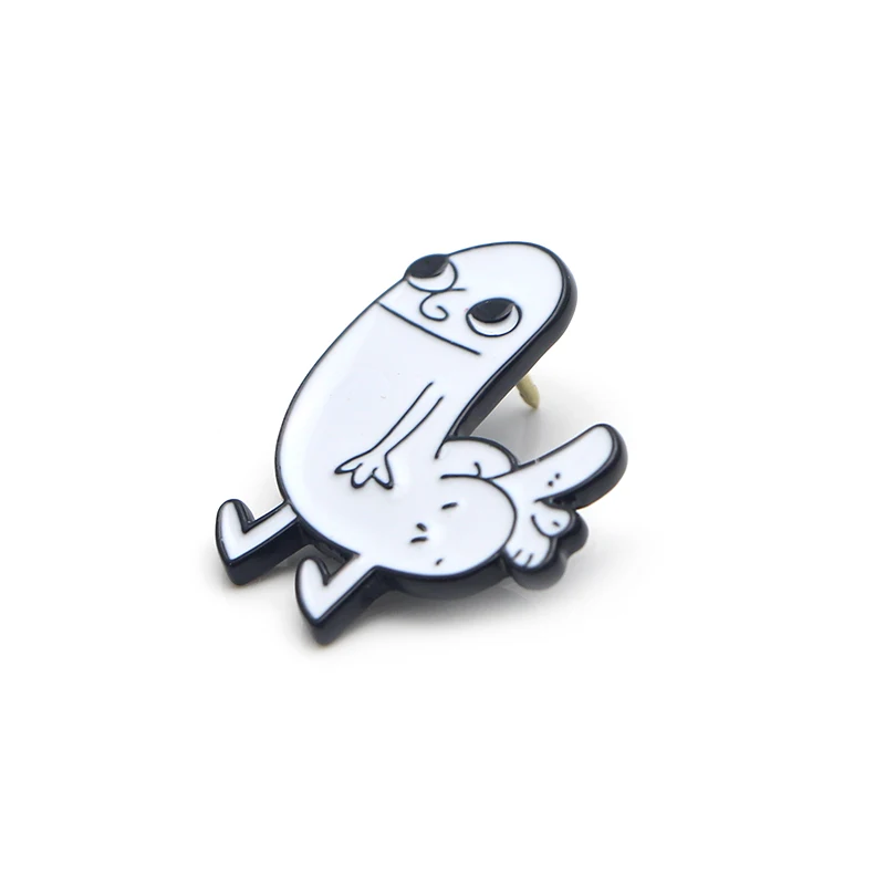 P3360 Dongmanli Dickbutt забавные металлические эмалированные булавки и броши для женщин и мужчин нагрудные булавки рюкзак сумки шляпа значок подарки