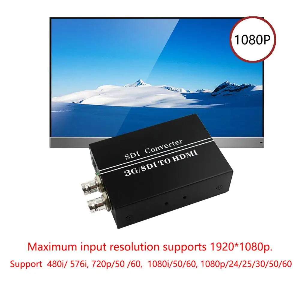 SDI к конвертеру HDMI to аудио De embedder Поддержка 3G HD SD Обнаружение формата и стерео