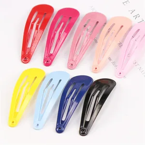 Детские однотонные заколки для волос 20 шт., заколки для девочек, аксессуары для волос, милые металлические заколки 5 см