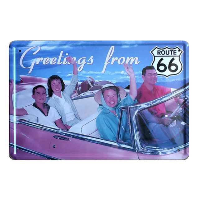 Специально Американский самый популярный щит Route 66 знак металлический оловянный