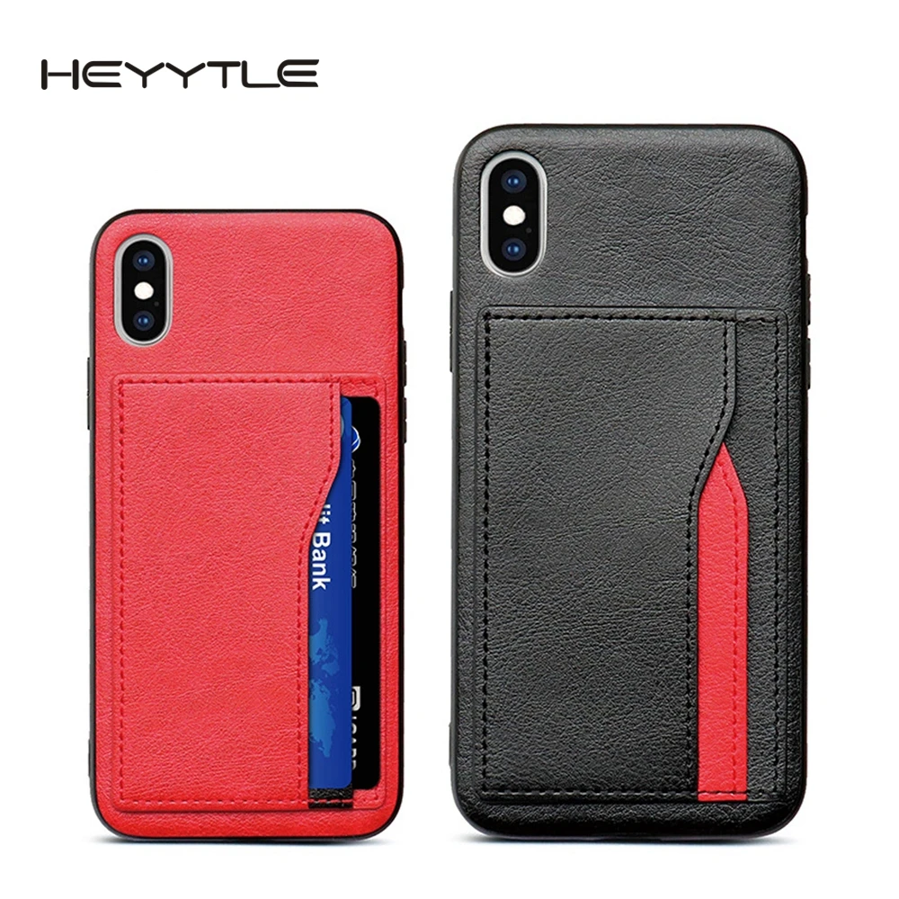 Heyytle Ретро Чехол из искусственной кожи для iPhone 6 6s 7 8 Plus XS мульти карта кошелек