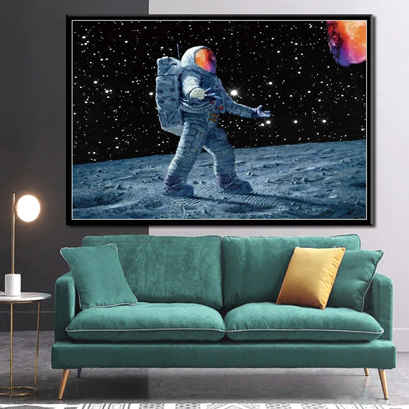 P689 малыш Cudi человек на Луне Рэпер Хип хоп рэп музыка звезда Искусство Живопись