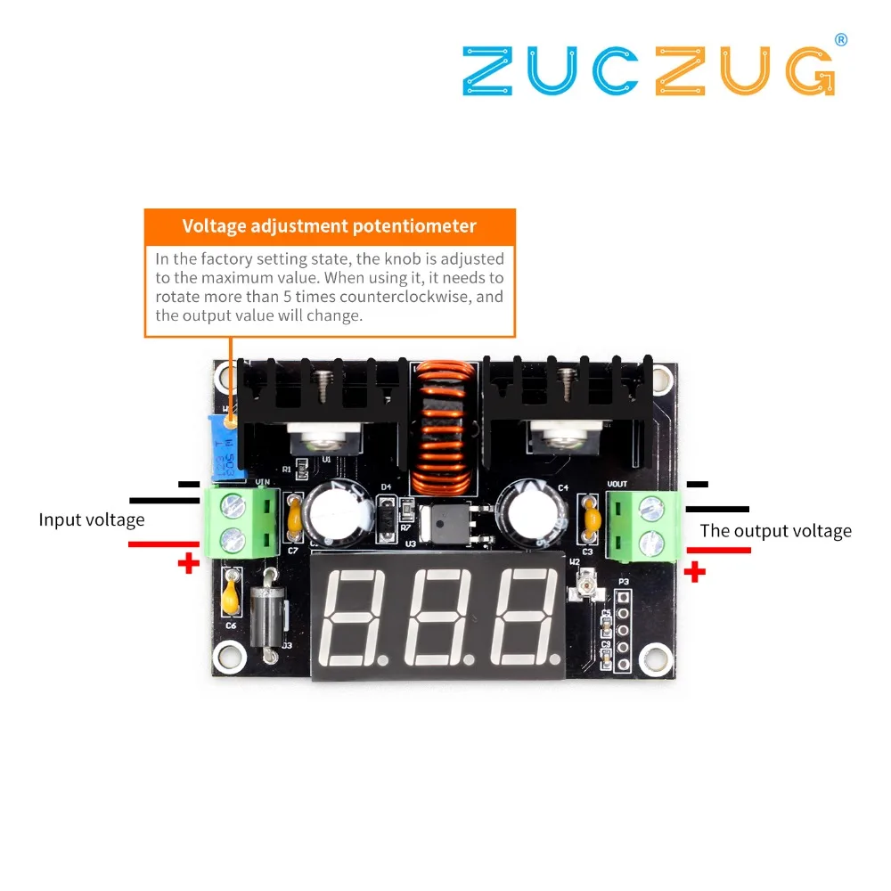 XL4016 LM317 светодиодный цифровой вольтметр регулятор напряжения XL4016E1 DC-DC понижающий модуль 200 Вт 8A ШИМ 4-40 В до 1,25-36 в