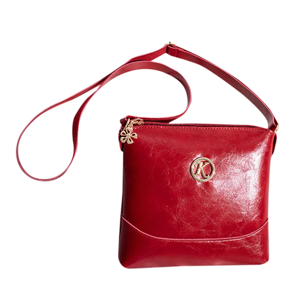Women Messenger Bag Fashion Solid Color Phone Coin PU Leather Shoulder Cute Wild of the slung small Square bag #2 | Багаж и сумки