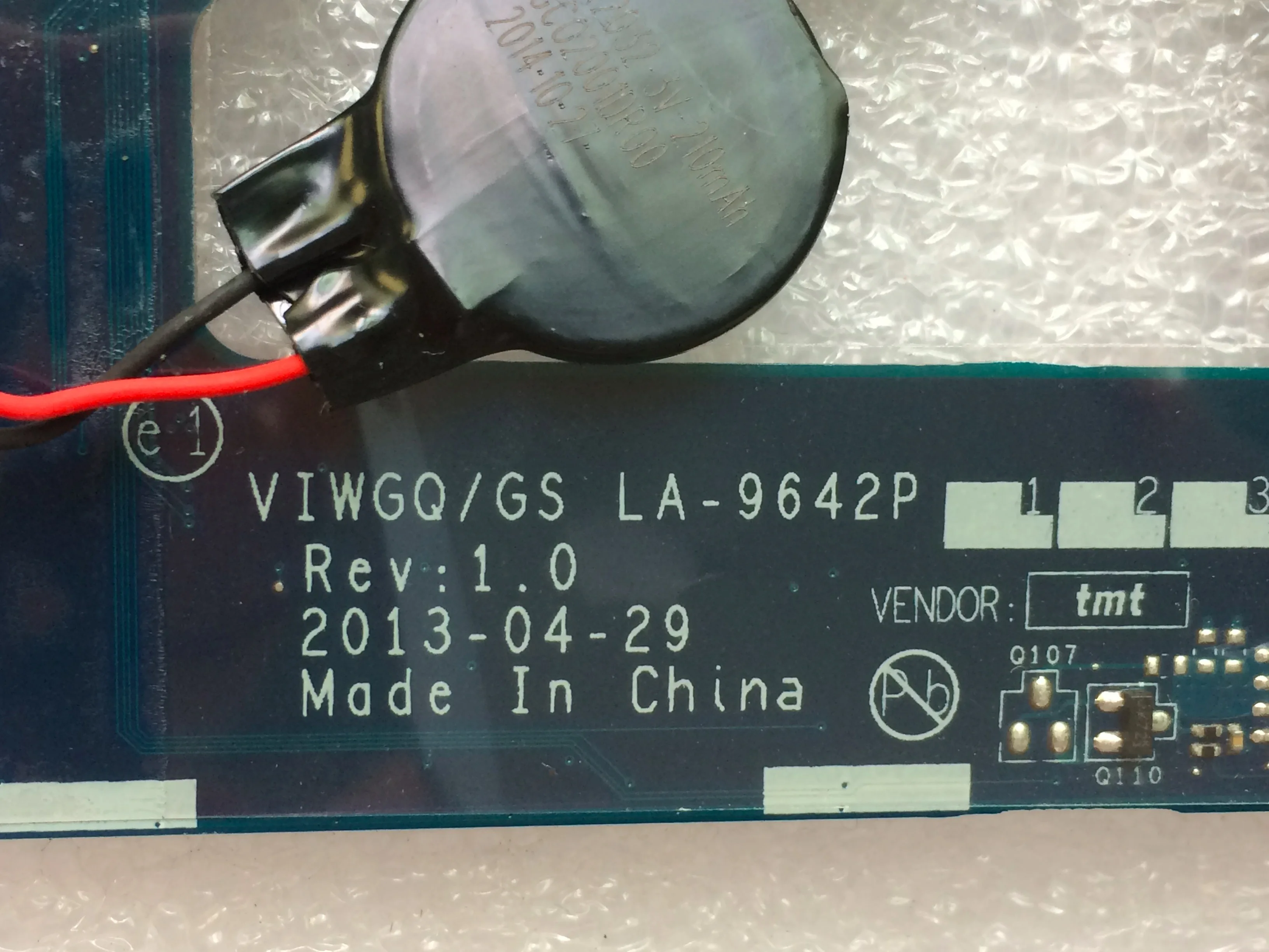 LA 9642P G510 материнская плата 90003683 HM86 для ноутбука Lenovo VIWGQ /GS протестированная