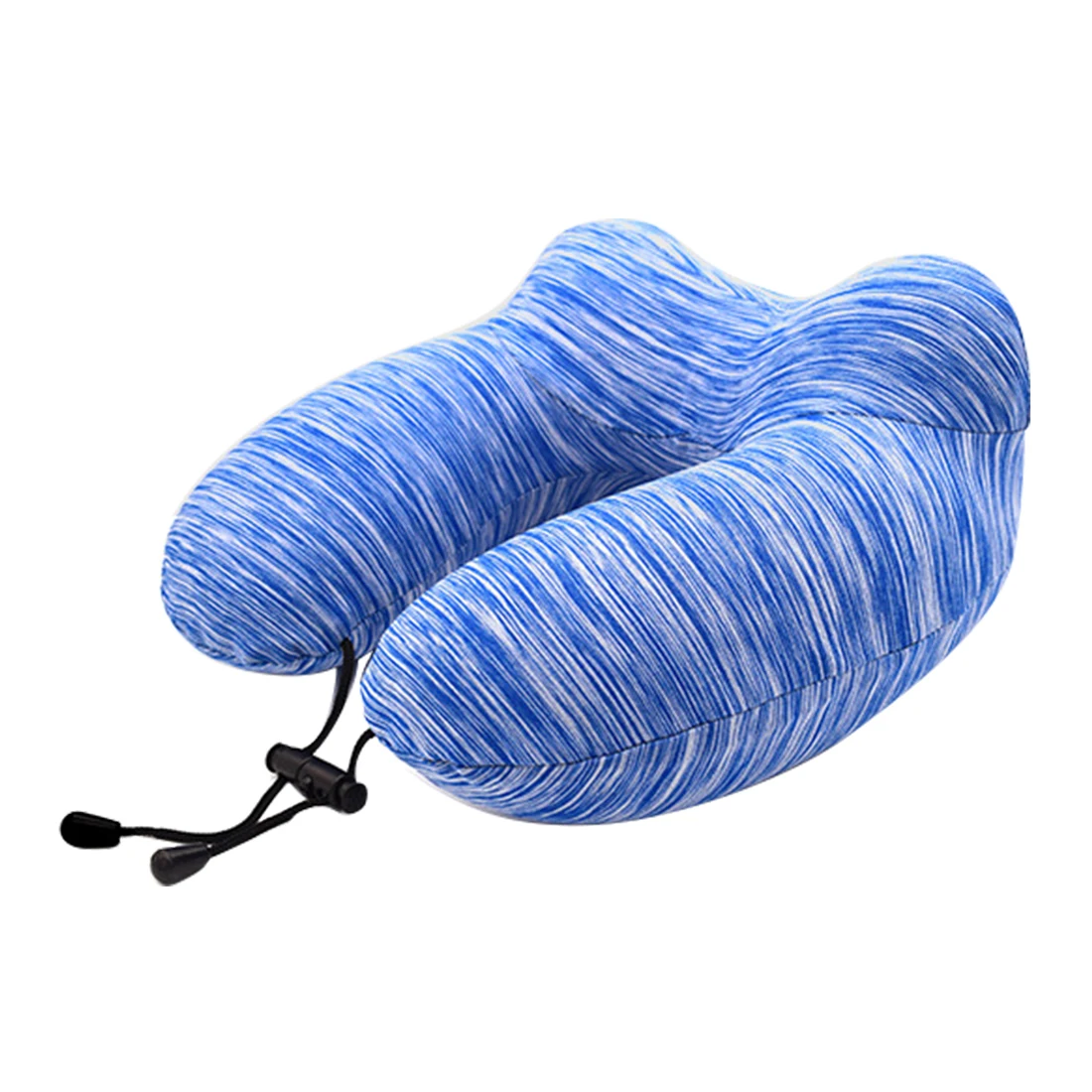 Blue Pillow Надувная u-образная подушка для путешествий, автомобильная воздушная подушка для полета, подушка для шеи, подушка для подголовника, мягкая подушка для кормления, домашний текстиль - Цвет: Blue Pillow