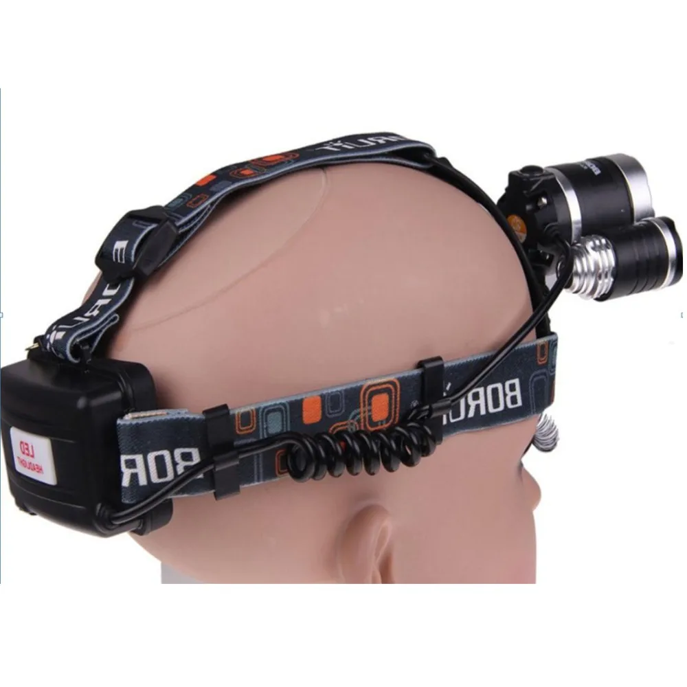 1PC головной светильник 3*10 Вт T6 3800LM CREE светодиодный налобный фонарь велосипед