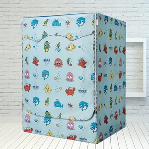 Чехол для стиральной машины с принтом из ткани Оксфорд, плотный водонепроницаемый солнцезащитный чехол