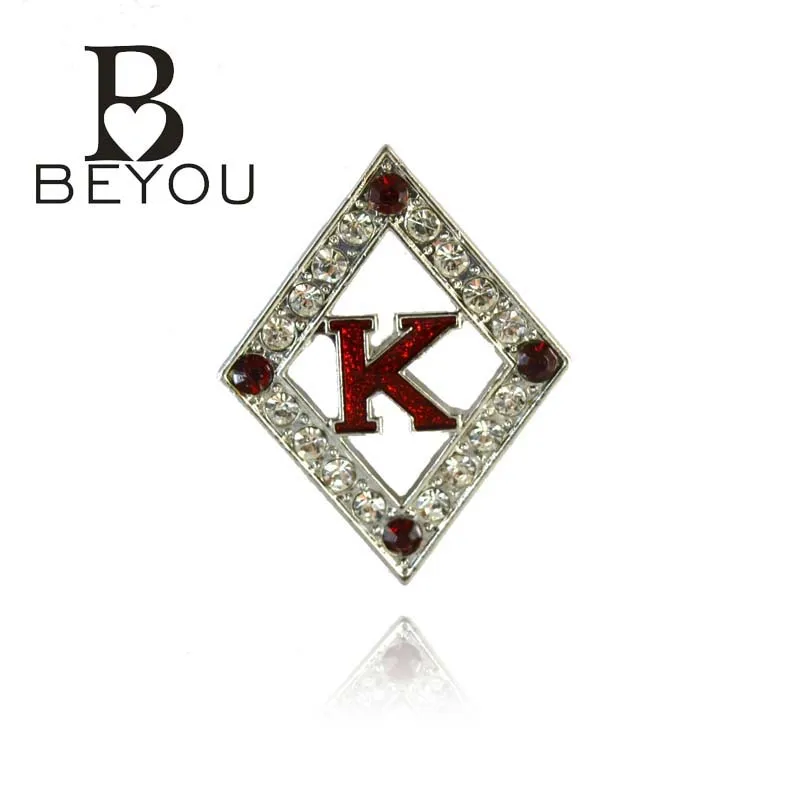 

Newest Fraternity Crystal Brooch Jewelry Brother