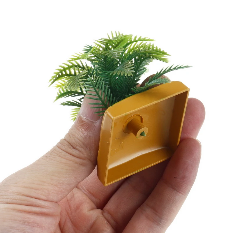 Миниатюрный завод модель 6 см Моделирование подражательной дерева кустарник +