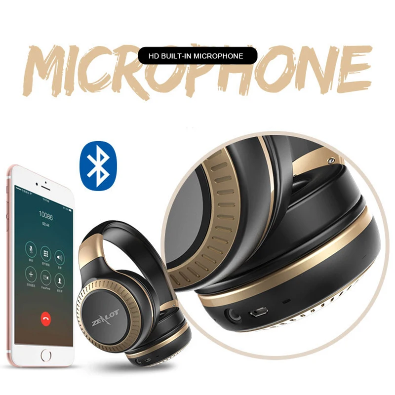 Беспроводная Hi-Fi гарнитура B20 Bluetooth-наушники-вкладыши с микрофоном и управлением