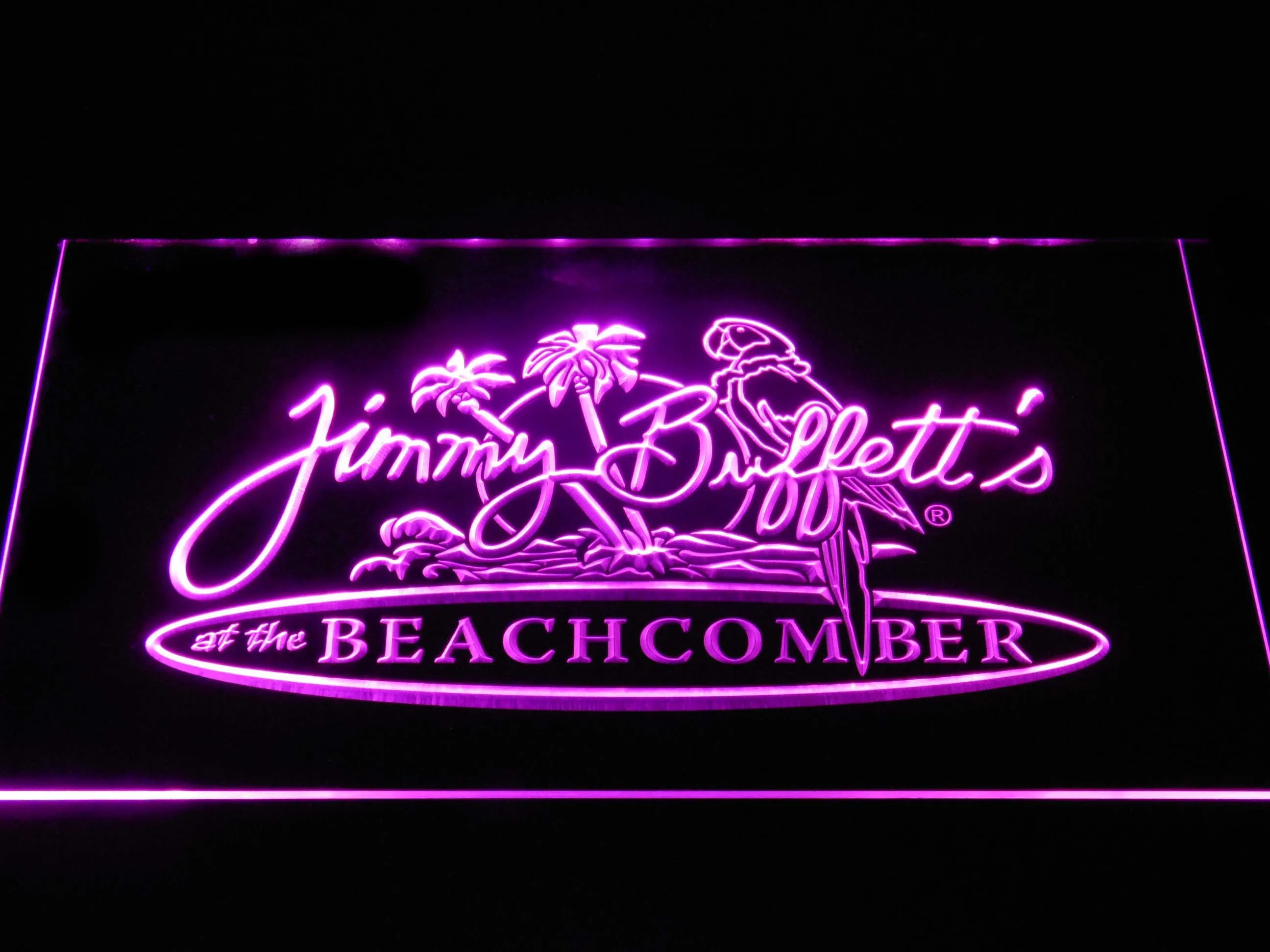 A265 Jimmy Buffett Margaritaville светодиодный неоновый знак с переключателем вкл/выкл 7 цветов